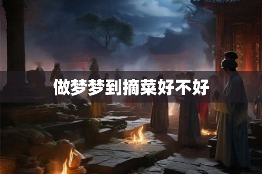 做梦梦到摘菜好不好