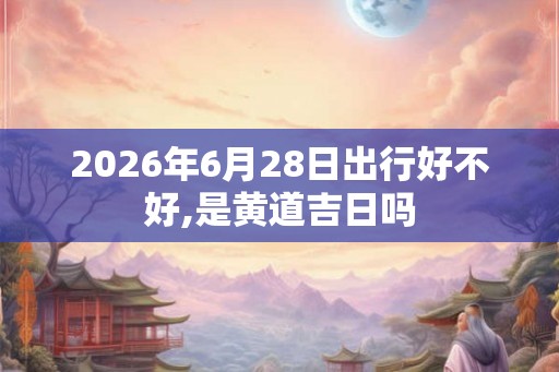 2026年6月28日出行好不好,是黄道吉日吗