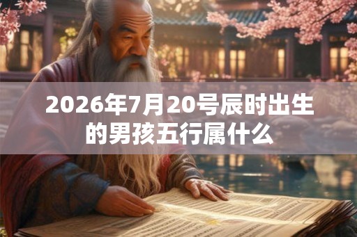 2026年7月20号辰时出生的男孩五行属什么
