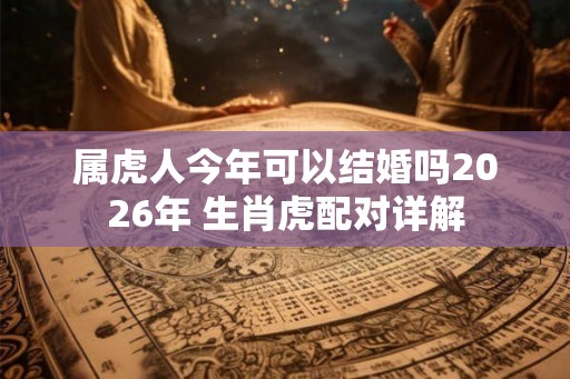 属虎人今年可以结婚吗2026年 生肖虎配对详解