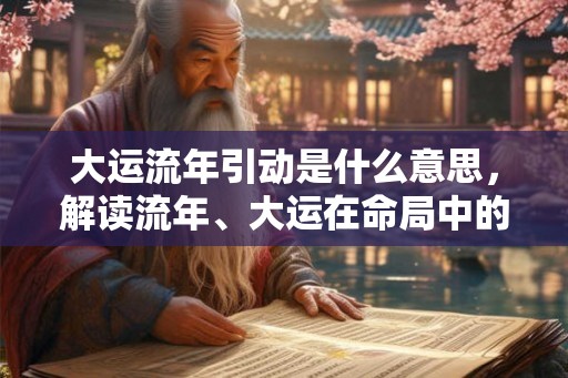 大运流年引动是什么意思，解读流年、大运在命局中的作用