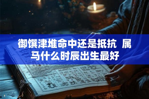 御馔津堆命中还是抵抗 属马什么时辰出生最好 御馔津堆命中还是抵抗 属马什么时辰出生最好