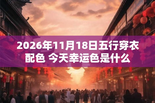 2026年11月18日五行穿衣配色 今天幸运色是什么