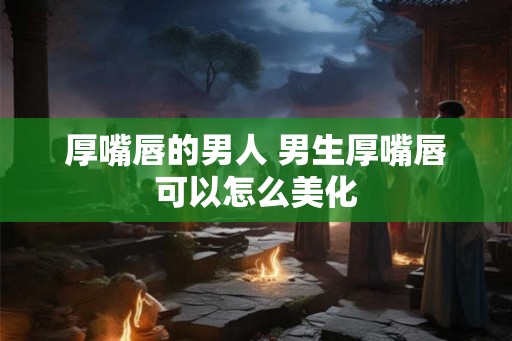 厚嘴唇的男人 男生厚嘴唇可以怎么美化