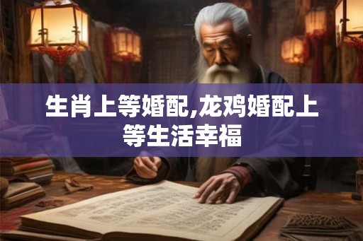 生肖上等婚配,龙鸡婚配上等生活幸福