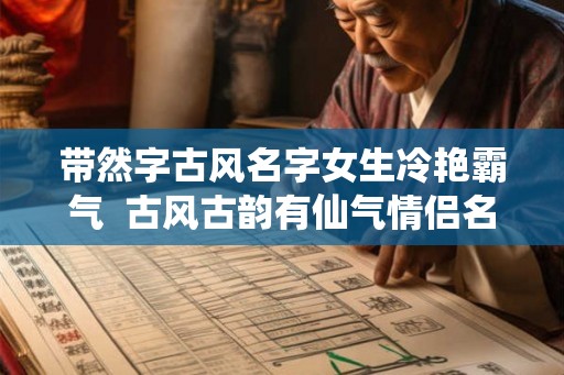 带然字古风名字女生冷艳霸气  古风古韵有仙气情侣名字