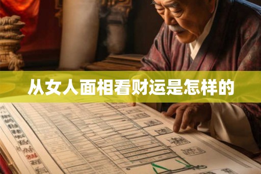 从女人面相看财运是怎样的