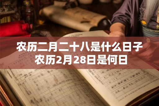 农历二月二十八是什么日子 农历2月28日是何日