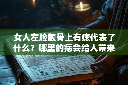 女人左脸颧骨上有痣代表了什么？哪里的痣会给人带来不好的运势？