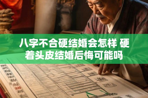 八字不合硬结婚会怎样 硬着头皮结婚后悔可能吗
