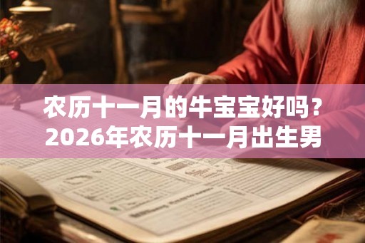 农历十一月的牛宝宝好吗？2026年农历十一月出生男孩起名