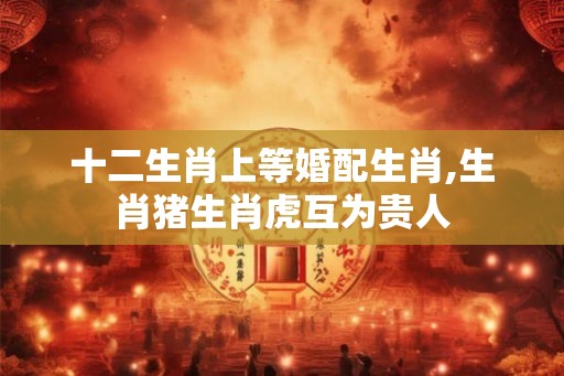 十二生肖上等婚配生肖,生肖猪生肖虎互为贵人