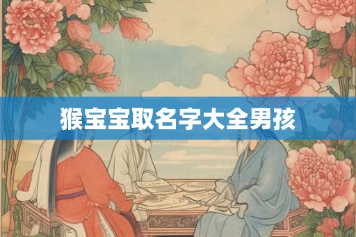 猴宝宝取名字大全男孩