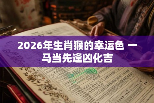 2026年生肖猴的幸运色 一马当先逢凶化吉