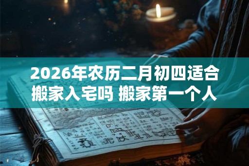 2026年农历二月初四适合搬家入宅吗 搬家第一个人拿什么