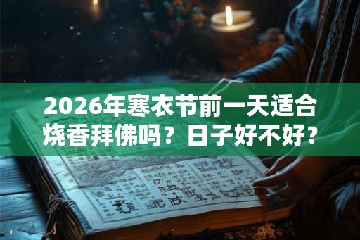 2026年寒衣节前一天适合烧香拜佛吗？日子好不好？