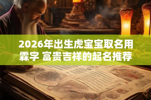 2026年出生虎宝宝取名用霖字 富贵吉祥的起名推荐 2026年出生虎宝宝取名用霖字 富贵吉祥的起名推荐
