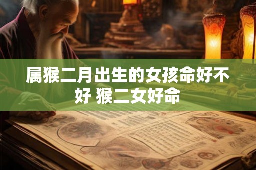 属猴二月出生的女孩命好不好 猴二女好命