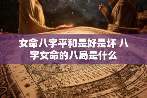 女命八字平和是好是坏 八字女命的八局是什么