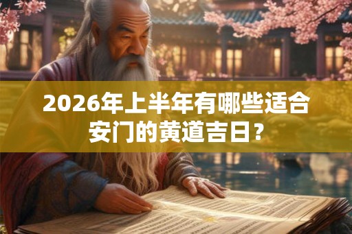 2026年上半年有哪些适合安门的黄道吉日? 2026年上半年有哪些适合安门的黄道吉日?