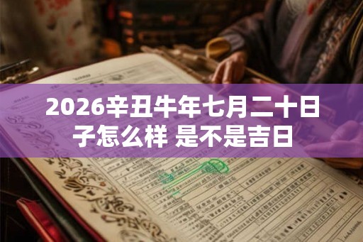 2026辛丑牛年七月二十日子怎么样 是不是吉日