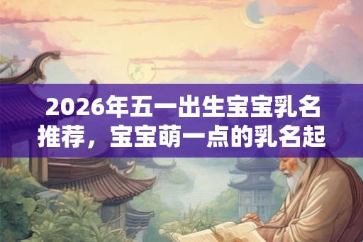 2026年五一出生宝宝乳名推荐，宝宝萌一点的乳名起名？