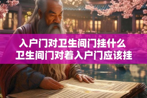入户门对卫生间门挂什么 卫生间门对着入户门应该挂什么