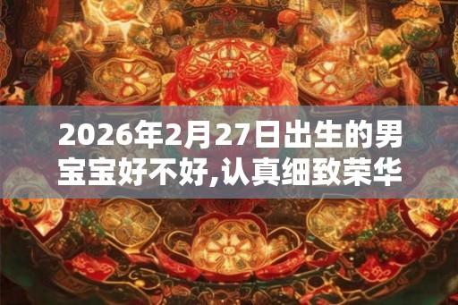 2026年2月27日出生的男宝宝好不好,认真细致荣华富贵
