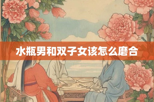 水瓶男和双子女该怎么磨合