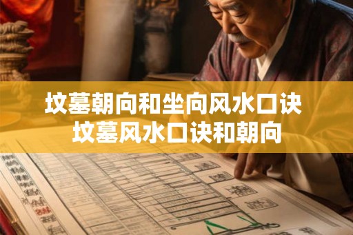 坟墓朝向和坐向风水口诀 坟墓风水口诀和朝向