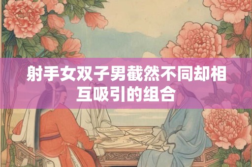 射手女双子男截然不同却相互吸引的组合