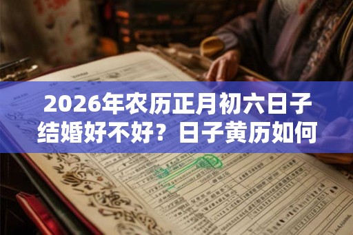 2026年农历正月初六日子结婚好不好？日子黄历如何？