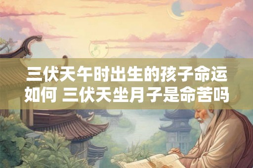 三伏天午时出生的孩子命运如何 三伏天坐月子是命苦吗