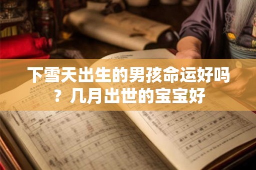 下雪天出生的男孩命运好吗？几月出世的宝宝好