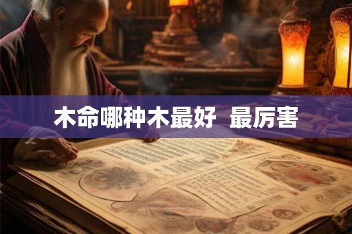 木命哪种木最好  最厉害