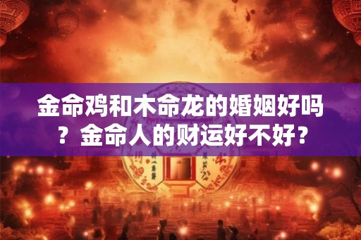 金命鸡和木命龙的婚姻好吗？金命人的财运好不好？