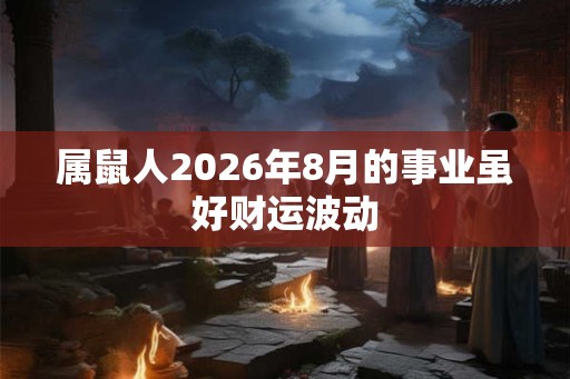 属鼠人2026年8月的事业虽好财运波动