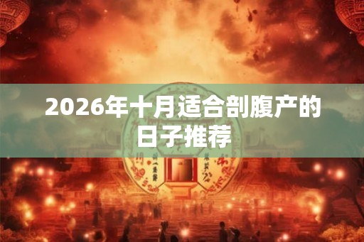 2026年十月适合剖腹产的日子推荐 2026年十月适合剖腹产的日子推荐