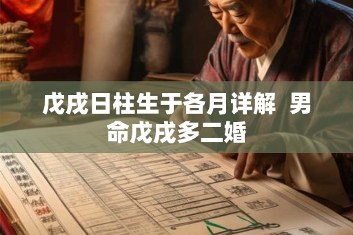 戊戌日柱生于各月详解 男命戊戌多二婚 戊戌日柱生于各月详解 男命戊戌多二婚