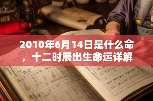 2010年6月14日是什么命,十二时辰出生命运详解 2010年6月14日是什么命,十二时辰出生命运详解