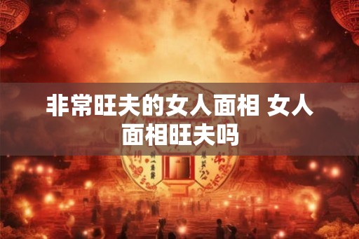 非常旺夫的女人面相 女人面相旺夫吗