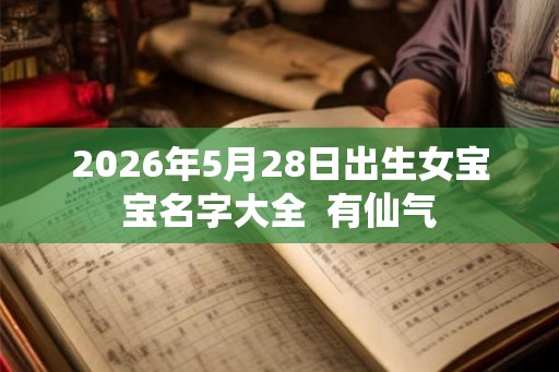 2026年5月28日出生女宝宝名字大全  有仙气