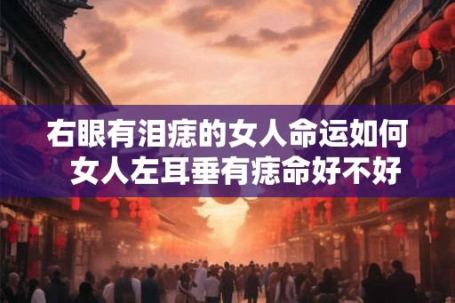 右眼有泪痣的女人命运如何 女人左耳垂有痣命好不好 右眼有泪痣的女人命运如何 女人左耳垂有痣命好不好