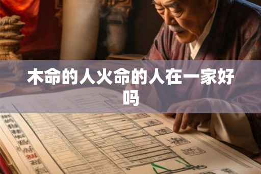 木命的人火命的人在一家好吗