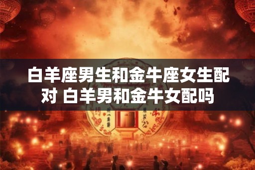 白羊座男生和金牛座女生配对 白羊男和金牛女配吗