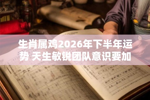 生肖属鸡2026年下半年运势 天生敏锐团队意识要加强 生肖属鸡2026年下半年运势 天生敏锐团队意识要加强