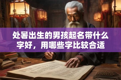 处暑出生的男孩起名带什么字好，用哪些字比较合适