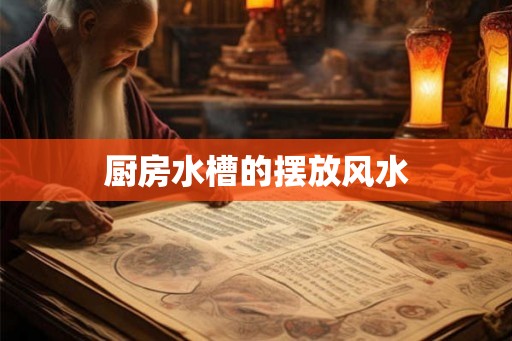 厨房水槽的摆放风水