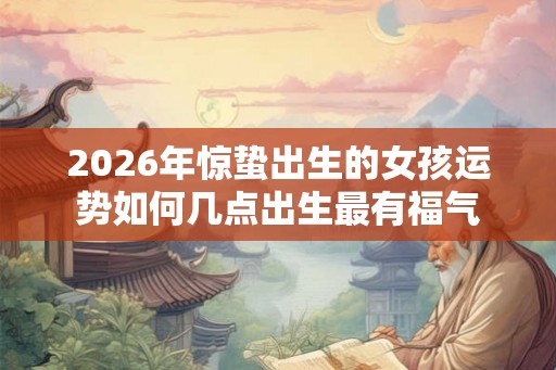 2026年惊蛰出生的女孩运势如何几点出生最有福气 2026年惊蛰出生的女孩运势如何几点出生最有福气