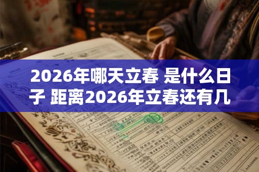 2026年哪天立春 是什么日子 距离2026年立春还有几天